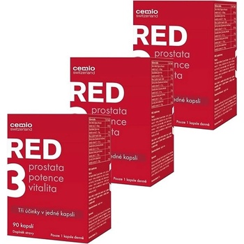 Cemio RED3® 3 x 90 kapsúl zosilnená receptúra 2024