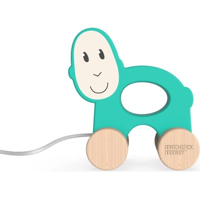 Matchstick Monkey Pull Along Animal люлееща се играчка Monkey