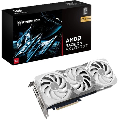 Acer Predator BiFrost Radeon RX 9070 XT White OC 16GB GDDR6 DP.Z4FWW.P02