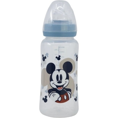 Stor dojčenská antikoliková fľaša Mickey Mouse Baby Blue 360ml 10403