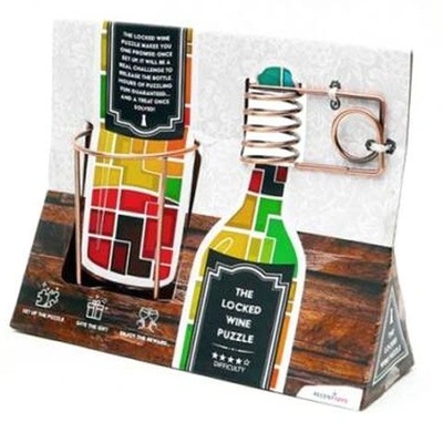 Recent Toys Игра за интелигентност Recent Toys adults - The Locked Wine Puzzle (RT5115)