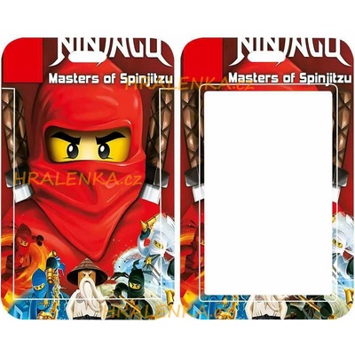 Šňůrka na krk 26216 s cedulkou na ID karty Ninjago
