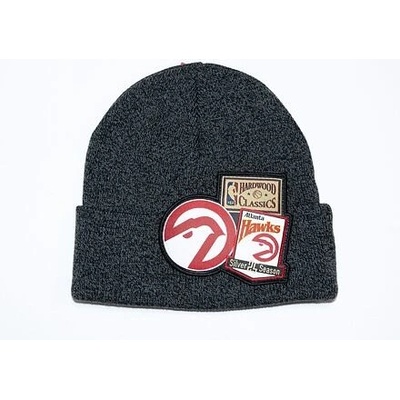 Mitchell & Ness Logo Patch Knit HWC Atlanta Hawks Black