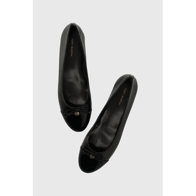 Tory Burch Кожени балеринки Tory Burch CAP-TOE BALLET в черно 154511-004 (154511.004)