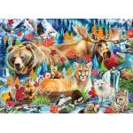 Ravensburger - Puzzle Wild Canada - 1 000 piese