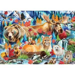 Ravensburger - Puzzle Wild Canada - 1 000 piese