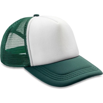 Result Headwear Detroit RC 089X síťovaná 5 panelová COT-28089Xx3399 Zelená lahvová/bílá