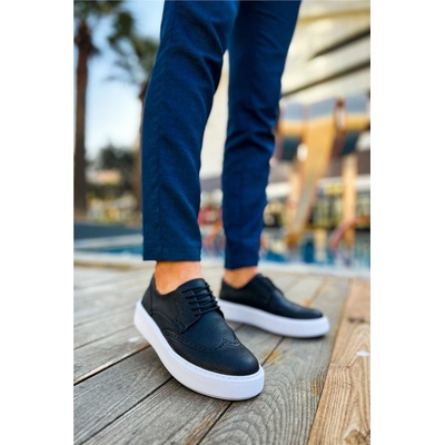 Chekich Мъжки обувки с връзки ch149 cbt - Черни #369953 (369953_Черно)