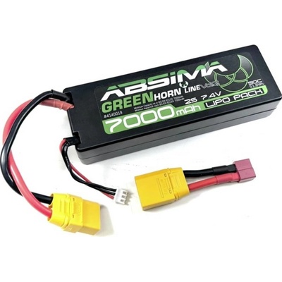 LiPo akumulátor Absima Greenhorn 7,4V / 7000mAh 50C konektor XT90/T-Dean Absima