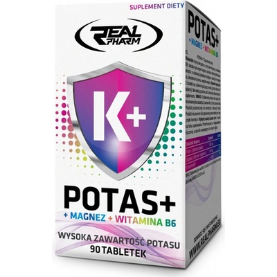 REAL PHARM Potas+Magnez+Witamina B6, 90 Tablets