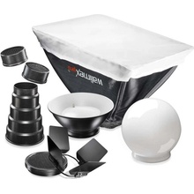 Walimex sada Goflash pro DSLR blesky vošt.filtr komínek softbox beauty dish ball