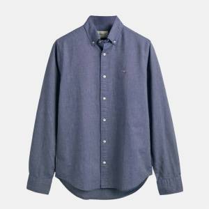 Gant Slim-Fit Classic Oxford Shirt - Blue