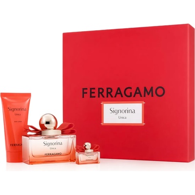 Salvatore Ferragamo Signorina Unica Подаръчен комплект EDP 100 ml + лосион за тяло 50 ml + EDP 5 ml