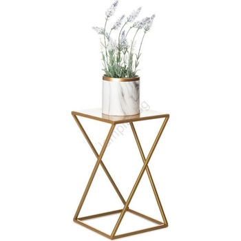 Image 1 of HowHomely Стойка за цветя 40x24 см златист (DD0282)