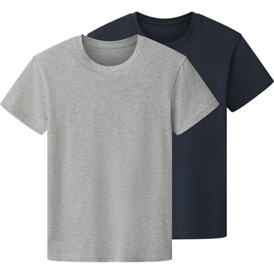 Esmara Kids chlapecké triko 2 kusy navy modrá šedá – Sleviste.cz