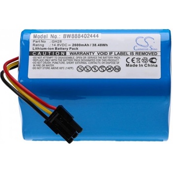 Image 1 of VHBW Батерия за Liectroux Q7000 / Q8000, 2600 mAh (888402444)