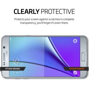 Spigen защитено стъкло Crystal за Galaxy Note 5 прозрачен (SGP11678)