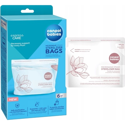 Canpol babies Sterilizační sáčky do mikrovlnky 6ks