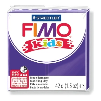 FIMO Полимерна глина Staedtler Fimo Kids, 42g, лилав 6 (23848-А-ЛИЛАВ)