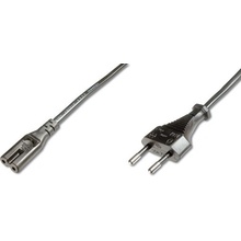 PremiumCord - Elektrický kabel - Eurozástrčka (M) do IEC 60320 C7 - AC 230 V - 2 m - černá