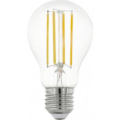 Eglo LED žiarovka A60, E27, 8 W, teplá biela, číra