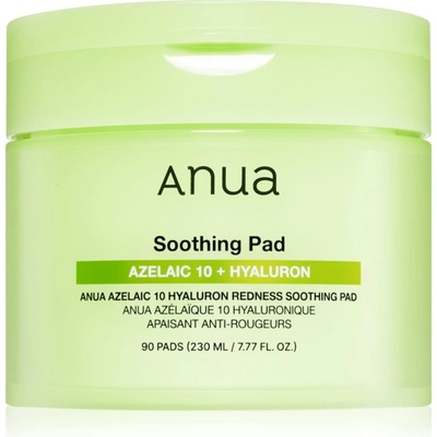 Anua Azelaic Acid 10 Hyaluron Redness Soothing Pad успокояващи възглавнички против зачервяване на кожата 90 бр