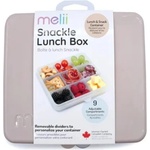 Melii Кутия за закуски Melii - Snackle Box, 9 отделения, бежов