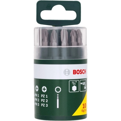 Bosch Комплект битове Bosch - 10 части (2607019454)