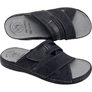 Image 1 of vili-shop Черни мъжки летни чехли в голям размер 47 и 48