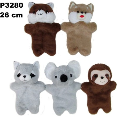 Teddies maňásek Zvířátko plyš 30 cm asst 6 druhů