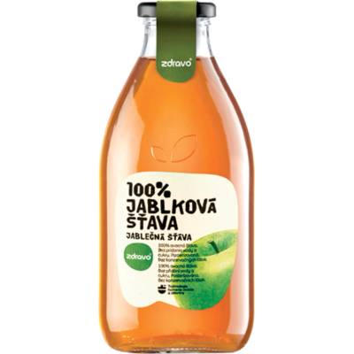 Zdravo Organic Šťáva jablko 100% 0,75 l
