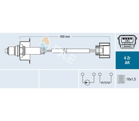 Lambda sonda FAE 75642
