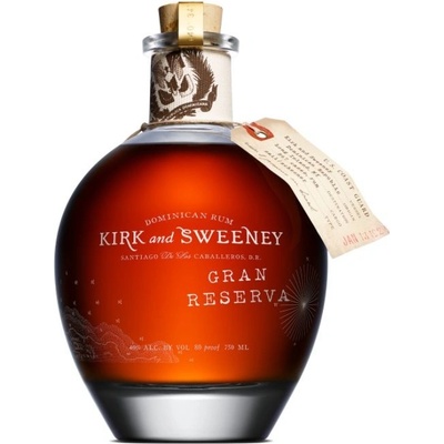 RUM KIRK & SWEENEY gran RESERV 40% 0,7 l (holá láhev)