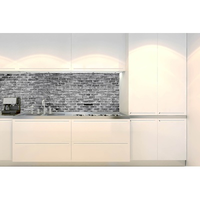 DIMEX ART Фототапет за кухня - сиво тухлена стена 180 x 60 см