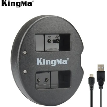 KingMa Зарядно за батерия EN-EL20 USB Dual за Nikon Coolpix P950, P1000, DL24-500, Coolpix A, 1 AW1, 1 J1, 1 J2, 1 J3, 1 S1, 1 V3