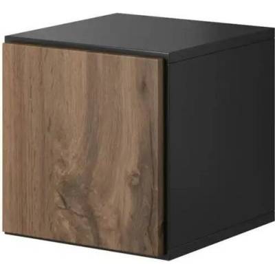 Cama full storage cabinet ROCO RO5 37/37/39 antracite/wotan oak