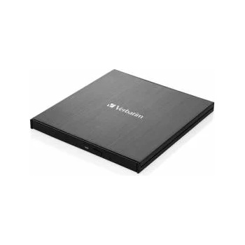 Verbatim Оптично устройство Verbatim External Slimline CD/DVD Writer USB 3.2 Gen 1/USB-C, 43886