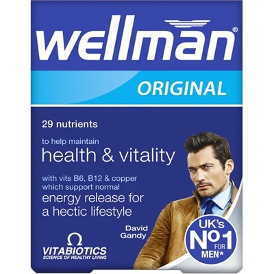 Vitabiotics Wellman Original, 30 таблетки, Vitabiotics