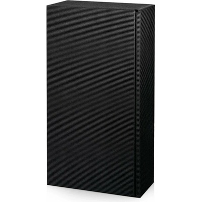 Krabica na víno 2fl čierna "Modern" 000264
