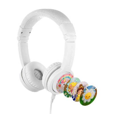 Жични детски слушалки BuddyPhones Explore+, Snow White (BP-EXPLOREP-WHITE)