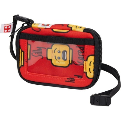 LEGO minifigures RED TODAY I FEEL cestovní peněženka 20342 2623