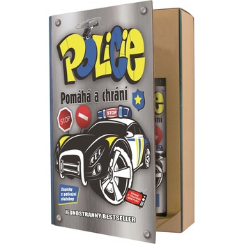 Bohemia Gifts Policista sprchový gel 200 ml + šampon na vlasy 200 ml kniha dárková sada