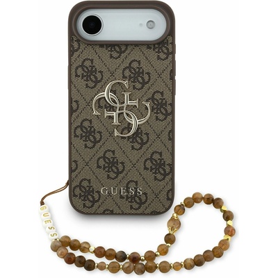GUESS PU 4G Metal Logo Strap Задний чехол за iPhone Air Brown Guess | Kafyav | МЪЖЕ | UNI