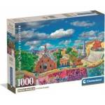 Clementoni -CLE puzzle 1000 Compact Park Gul Barcona 39954