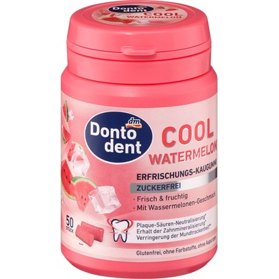 Dontodent žvýkačky Peppermint s mátovou příchutí 50 ks