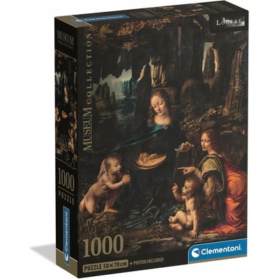 Clementoni Museum Collection Madona v skalách 1000 dielov