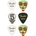 Fender John 5 351 Celluloid Picks Перце за китара (1980351049)