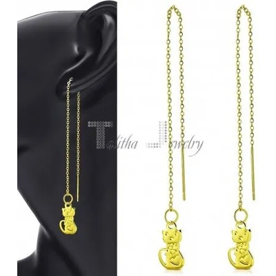 Talitha Висящи обеци „Котенце