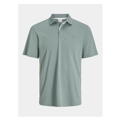 JACK & JONES Тениска с яка и копчета Crodney 12251180 Зелен Regular Fit (Crodney 12251180)