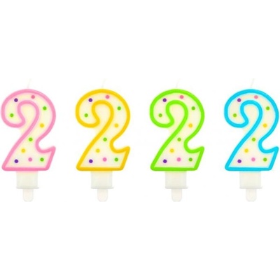 Godan Dortové svíčky č.2 tečky 147894